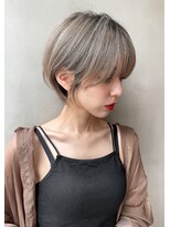 ブラン 栄(Blanc)&nbsp;【Blanc】ショートカット＿ブリーチ＿ボブ