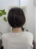 可愛い×綺麗なショートボブ◎透明感グレージュカラー