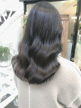 スラッシュ(SLASH) 髪質改善/グレージュ/透明感カラー/ナチュラル/艶髪