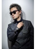 大人男子のブリーチカラー