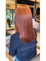 ヘアリゾート粋 ティガ 池袋店(tiga)&nbsp;くすみオレンジ