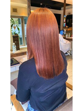 ヘアリゾート粋 ティガ 池袋店(tiga) くすみオレンジ