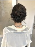 ロングヘア アップスタイル