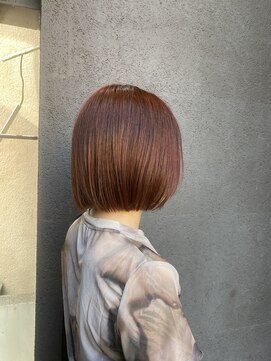 プレイ(PLAY) ボブ×ワンカラーで使ったレッドブラウン