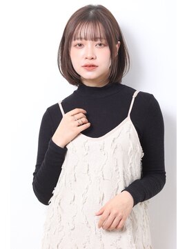 リアン(lien) 【lien.自由が丘・枦山】グレーベージュ/くびレイヤーロング黒髪