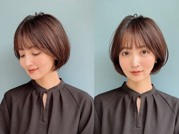 フォルテ 掛川店の写真/毛量調整や毛流れ・骨格を計算してカット♪イメチェンにもおすすめ[髪質改善カラー 縮毛矯正 掛川駅 掛川]