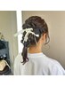 【ウメダ限定ヘアセット】巻き髪￥2630ハーフアップ/アップ/編みおろし￥3630