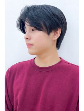 アイディール(:ideal) ちょいウザバングのセンターパートスタイル