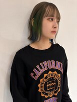 イル(ill)&nbsp;切りっぱなしボブ　外ハネ　ベージュ　ブルー　グリーン