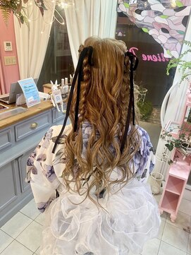 ヘアアレンジ*まとめ髪*浴衣着付☆_Pink行徳駅 妙典駅 浦安駅