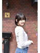 ウィローズ(WILLOW'S)&nbsp;大人可愛い20代30代40代黒髪前下がりショートボブ丸みショート◎