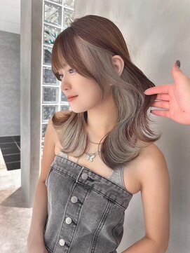 ロンド ラマ 岐阜(Lond bla-ma) 成人式はダブルカラー、インナーカラー♪