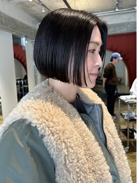 ハマモト シンプルなボブヘア