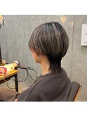 【 ダウンパーマ 】マッシュウルフ