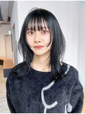 顔周りレイヤーウルフレイヤーウルフカット_ba508401