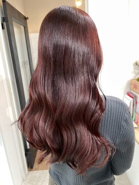 ビビバイベル(BiVi by BHEL) グレージュピンクベージュカラー顔まわり韓国レイヤーカット20代