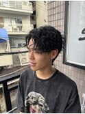 ツイストスパイラル センターパート ウルフ