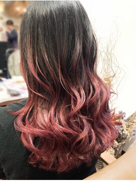 リライト(re:LIGHT) ローズレッドグラデーションカラー