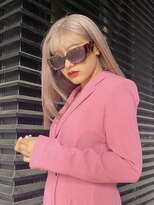 オニキス(ONYX)&nbsp;艶髪グレーベージュピンクミルクティーアッシュハイトーンカラー