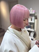 ベレーザ 渋谷(BELEZA) 13625ブリーチ&ダブルカラー韓国レイヤーラベンダーピンク