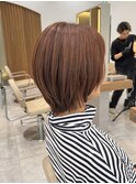 【白髪ぼかし】オレンジベージュ