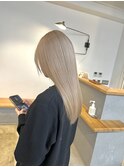 セクションカラー/ペールベージュ[千葉/千葉駅]
