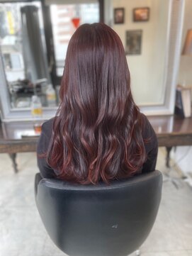 ヴァンクラウドコウベ(VENT CLOUD KOBE) 大人可愛い髪質改善カラーラベンダーベージュ毛先パーマ透明感