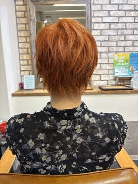 ポタム 東中野(potamu) ベリーショートにオレンジ