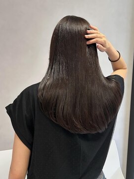 リアン バイ キートス(Lien by kiitos) オリーブブラウン/オリーブカラー/赤み消しカラー/透明感/艶髪