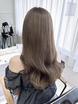 スウィープ 平尾(sweep) 髪質改善カラー/ブルベ夏/ミルクティーグレージュ