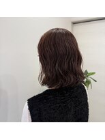 ホワイトレーベルグラ(White Label gra)&nbsp;トレンドカラー×ニュアンスボブパーマ