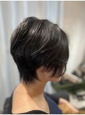 30代40代50代60代シニア白髪染め白髪ぼかしショートカット代官山