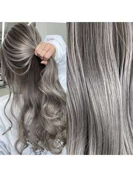 エゴル ナゴヤサカエ(ENGOL NAGOYA SAKAE) 坂野貴哉シルバーアッシュシャドウルーツバレイヤージュ