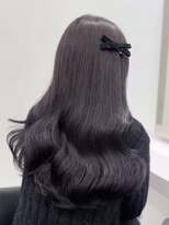 Mel 表参道 ケアブリーチ/ダブルカラー/ハイトーン【2月下旬 NEW OPEN（予定）】&nbsp;美白効果ラベンダーグレージュブリーチなし韓国レイヤー