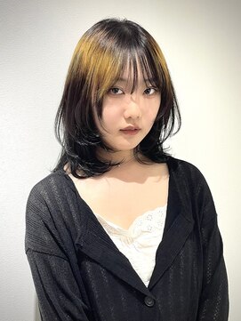 スリット(slit) エンジェルリングカラー×フェイスレイヤーボブ