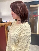 アトリエ(atelier.)&nbsp;髪質改善カラー 透明感カラー 艶髪 顔周りカット ブラウンカラー