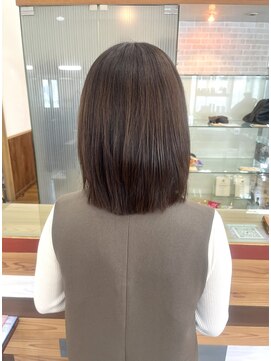 トップヘアー 中庄店(TOP HAIR fuapua) レイヤーボブ【りり】