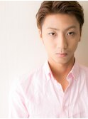 20代30代ダークブラウンオールバック短髪ベリーショートe新所沢