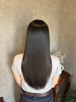 マルクヘアケア(MALQ HAIR CARE) 1年ぶりの縮毛矯正|艶髪ロングストレート