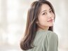 女性限定【圧倒的艶感×地毛風】骨格補正カット+地毛風縮毛矯正+Tr