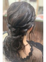ヘアースペース 練馬店(hair space COCO)&nbsp;ハーフアップスタイル
