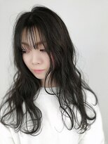 ポンテ 福津店(ponte)&nbsp;透け感のあるルーズなウェーブの脱力系ロング