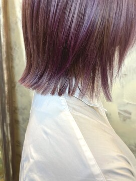 ニコアヘアデザイン(Nicoa hair design) 自然な暗めラベンダー