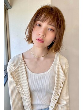 レイラバイアフロート 吉祥寺(Lila by afloat) ぱつっとかわいい切りっぱなしボブ【アフロート吉祥寺 緒方】