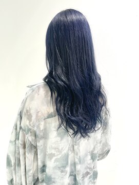 ウィル 横浜(WILL) 【千葉 陸 指名】ネイビーブルー/髪質改善/ケアブリーチ