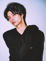 クロムトウキョウ ザ バーバー 新宿本店(CHROM TOKYO the Barber)&nbsp;ツーブロックマッシュツイストスパイラルパーマセンターパート