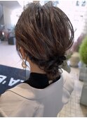 【ヘアセット・結婚式・成人式・卒業式】自然なボリュームお団子