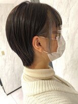 リー 京橋(Lee) 【Lee京橋】丸みショート×フェイスフレーミング