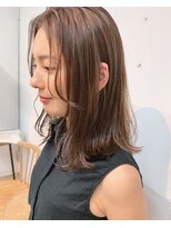 クラフト 福津(CRAFT)&nbsp;【CRAFTワタナベ】切りっぱなしミディアム / くすみベージュ