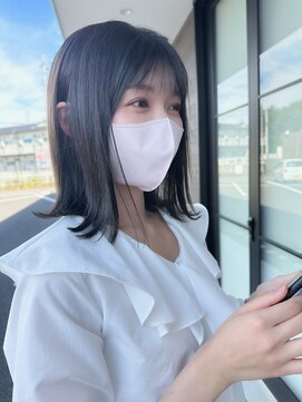 ニコル(NICOLL) 外ハネ×透け感グレージュ